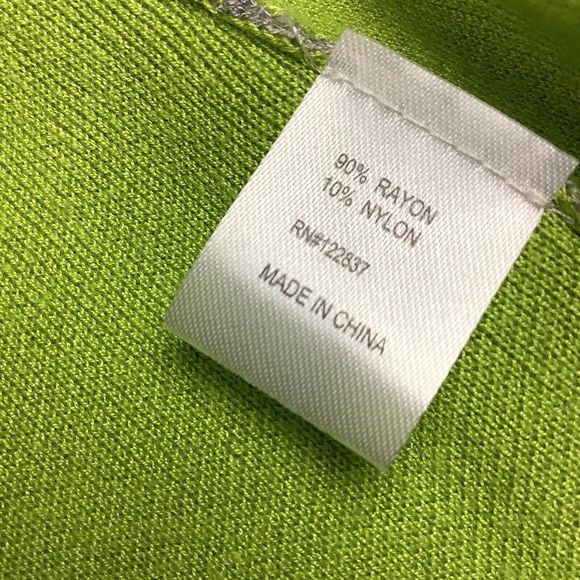 OST Knit Gray Green Open Front Long Oversize Sweater Vest Women's Size S Small - Picture 7 of 16